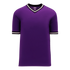 Athletic Knit V-Neck Baseball Jersey with Knitted Trim (BA1333)